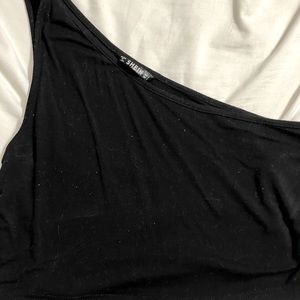 Black crop top